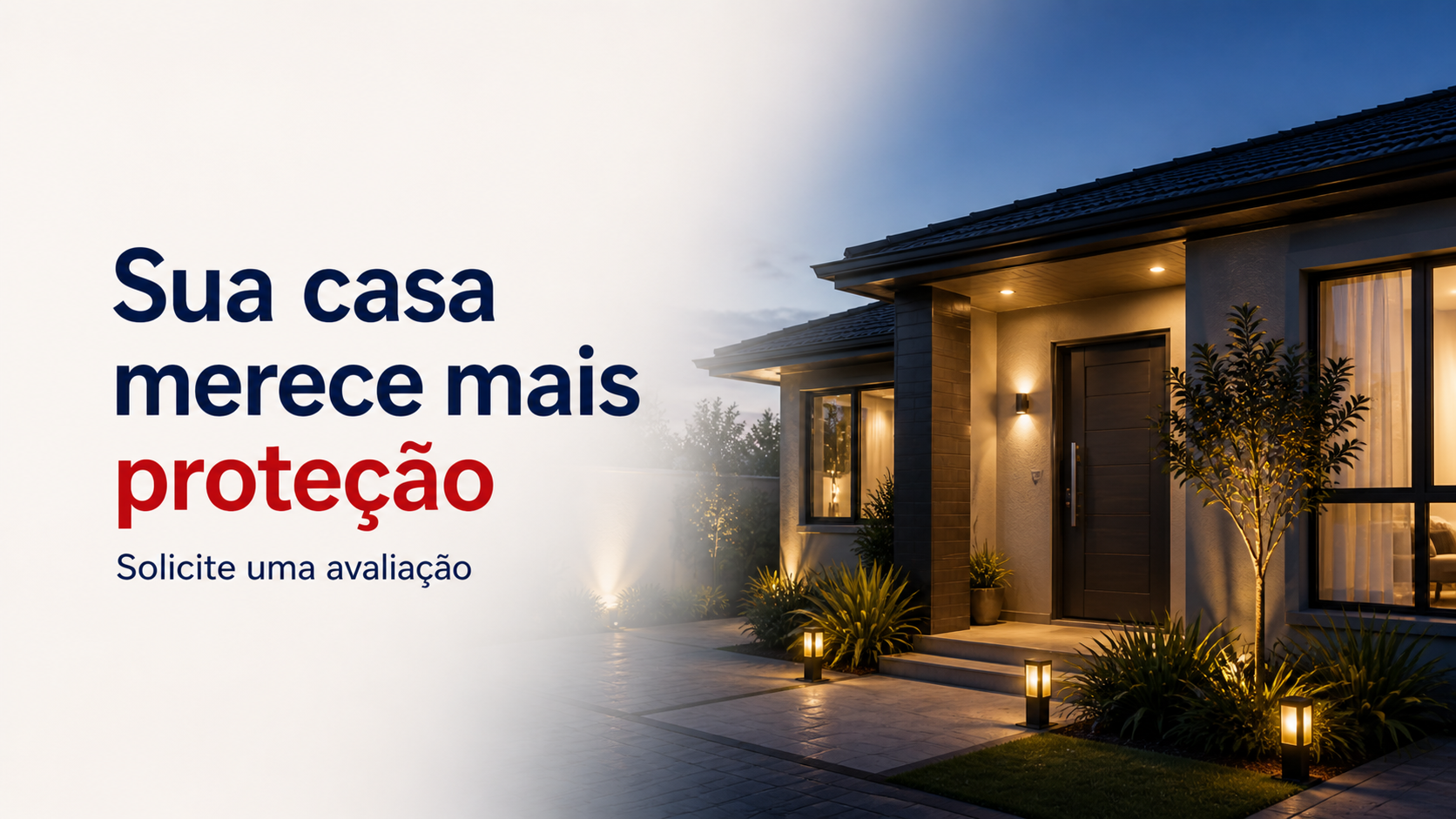 Alarme residencial com supervisão para casa